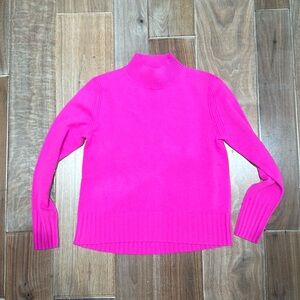 NWOT, small, JCREW cashmere sweater, hot pink